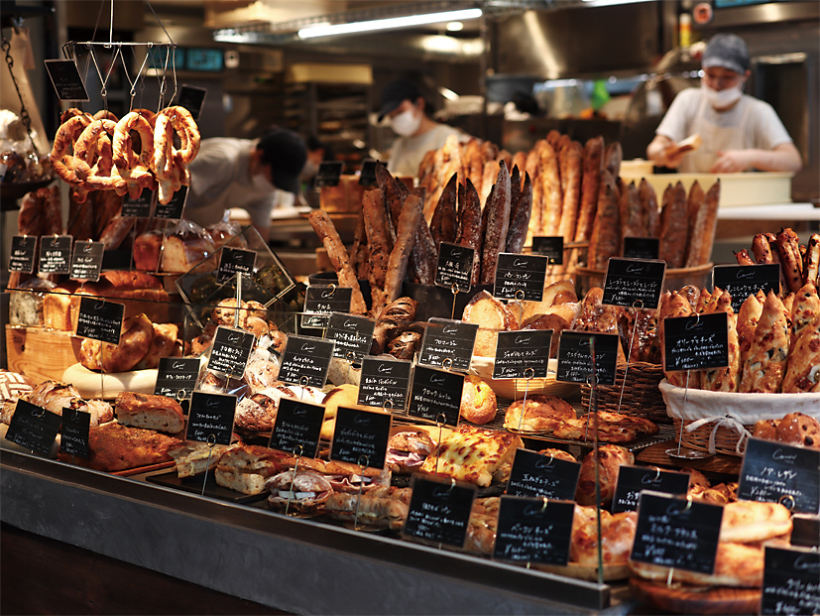 Inside a Tokyo bakery